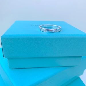 Tiffany & Co - I Love You Sterling Silver Ring
